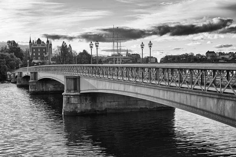 The bridge to Skeppsholmen.
